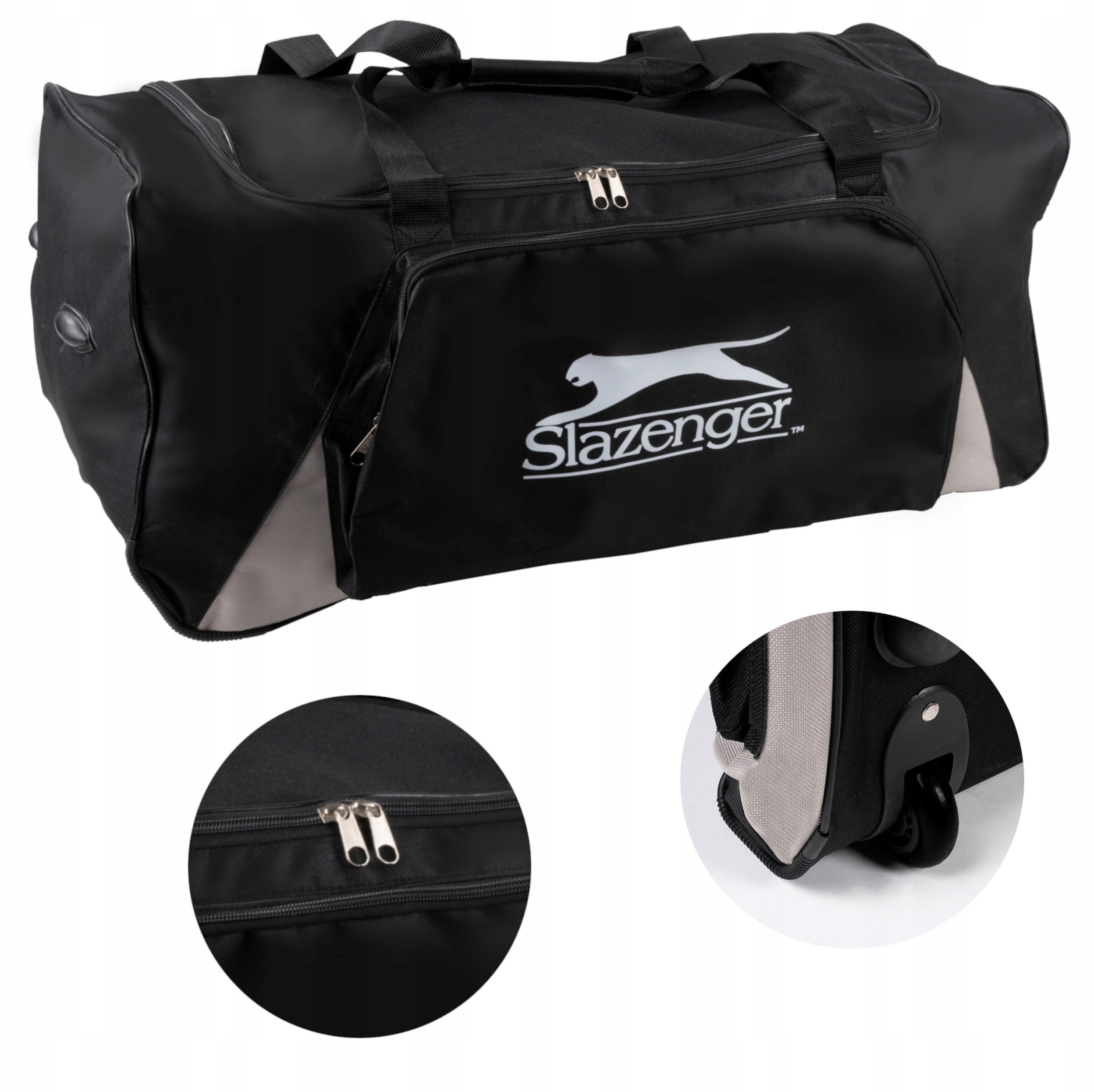 Torba podróżna sportowa na kółkach średnia walizka Slazenger 75L