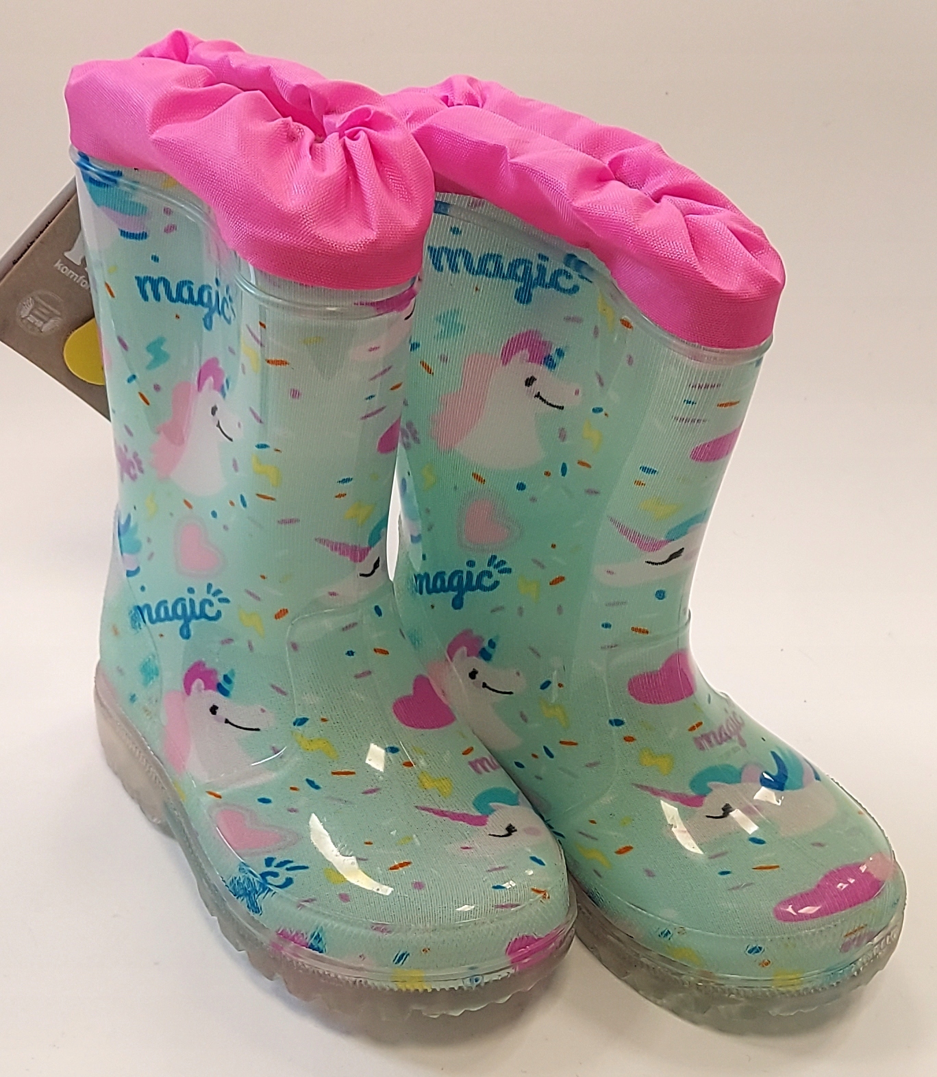 KALOSZE WOJTYŁKO ZE ŚCIĄGACZEM LEKKIE 25 15,50 CM Kolor zielony