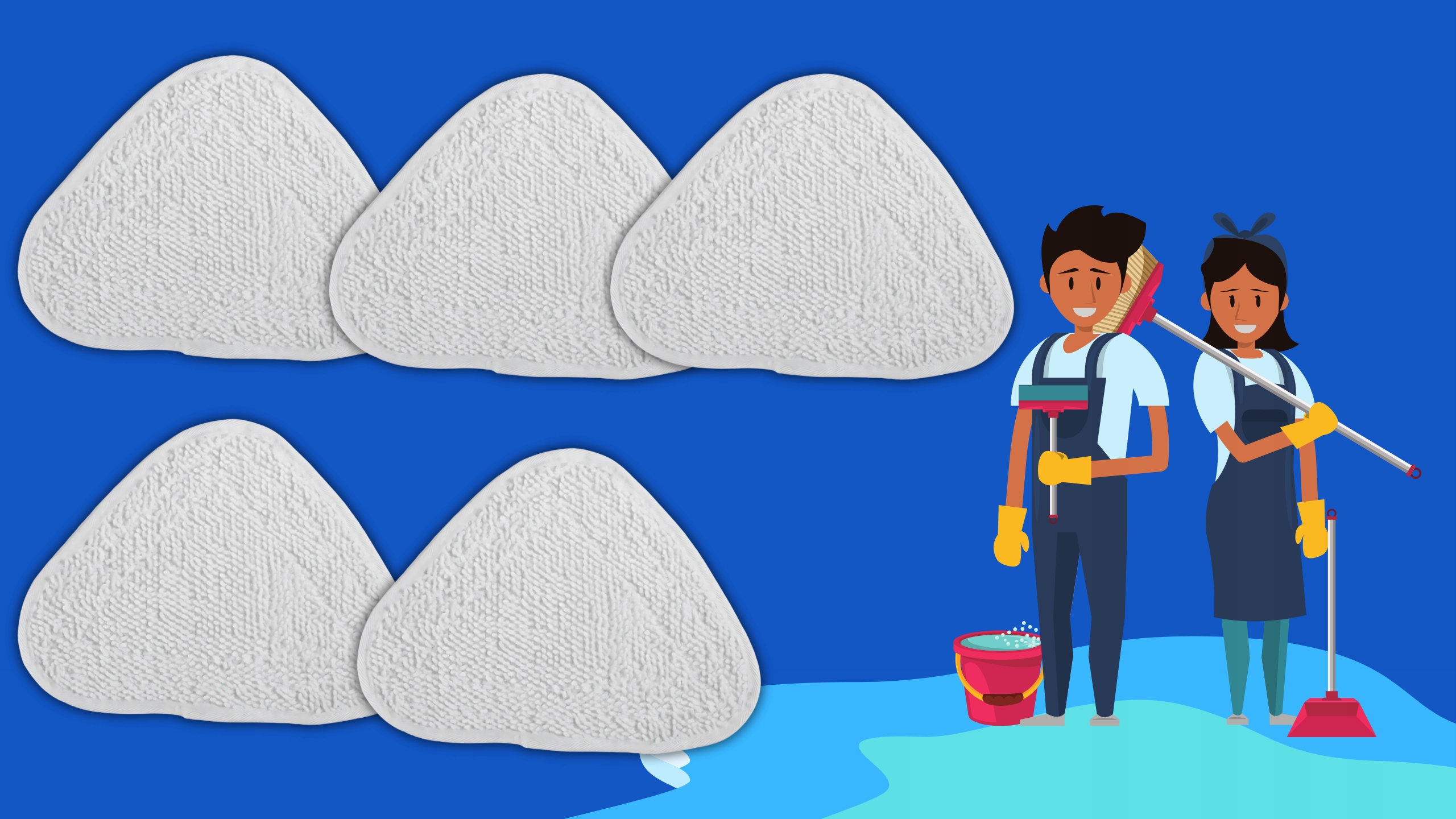 5x WKŁAD NAKŁADKI DO MOPA PAROWEGO WKŁADY ZESTAW VILEDA STEAM Kod producenta WKŁAD DO MOPA PAROWEGO  STEAM