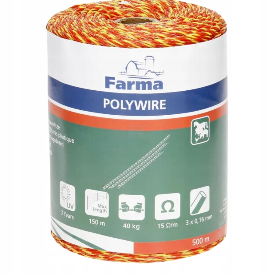 Linka splotka Farma Plecionka 500m pastuch