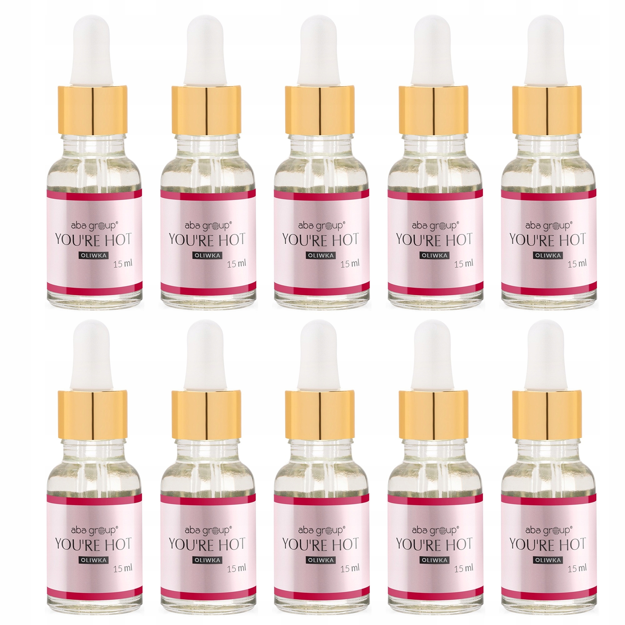 Sada oliv na kůžičku a nehty You're Hot 15 ml 10 ks Aba Group