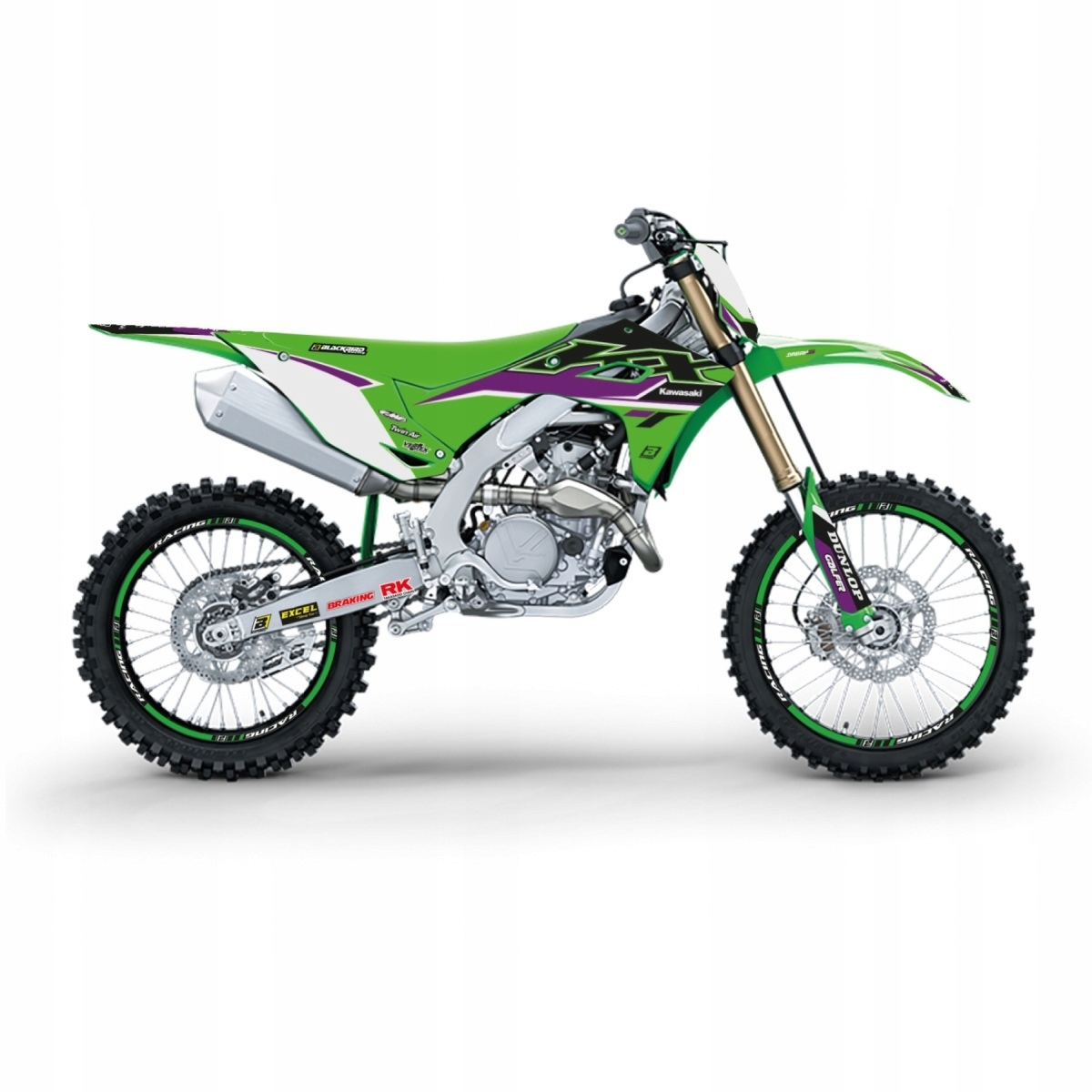 Blackbird Sada Nálepiek (oklein) Kawasaki Kx 250F '25 Kx 450F '24-'25 D