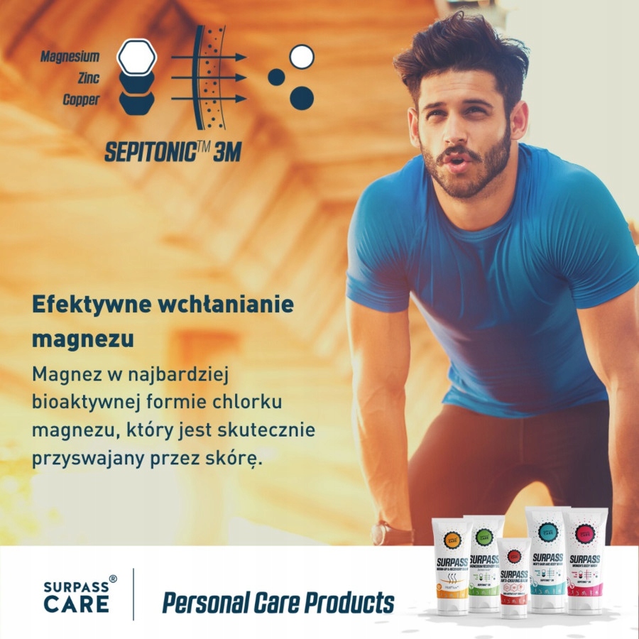 SURPASS Regeneracyjny Żel Magnezowy 200ml Postać żel
