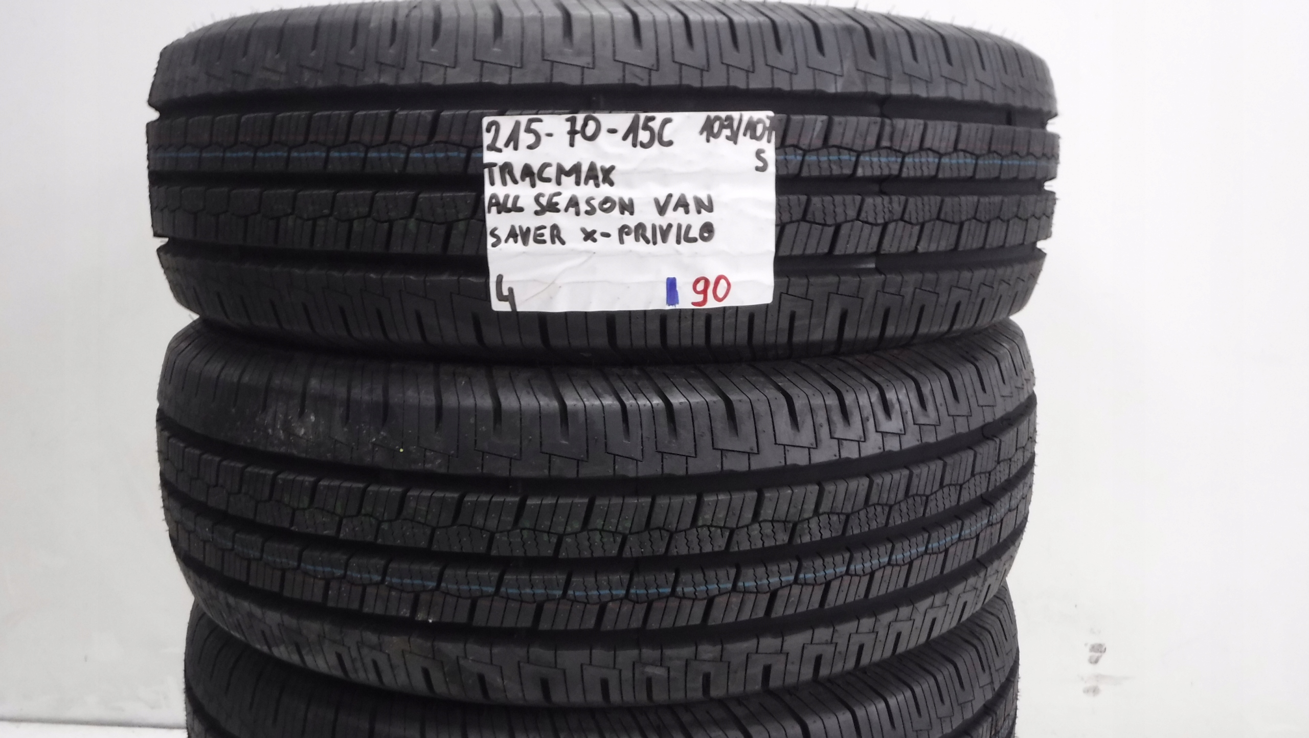 OPONY 215/70/15C CAŁOROCZNE TRACMAX VANSAVER A/S