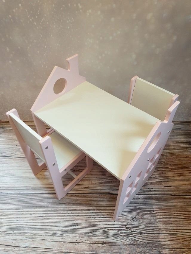 STOLIK Z KRZESEŁKIEM DREWNIANE DLA DZIECI HIT Kod producenta 888