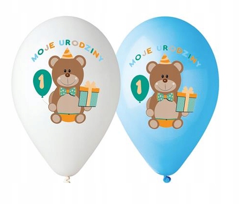 

Balony Moje 1 urodziny 5 szt dla chłopca