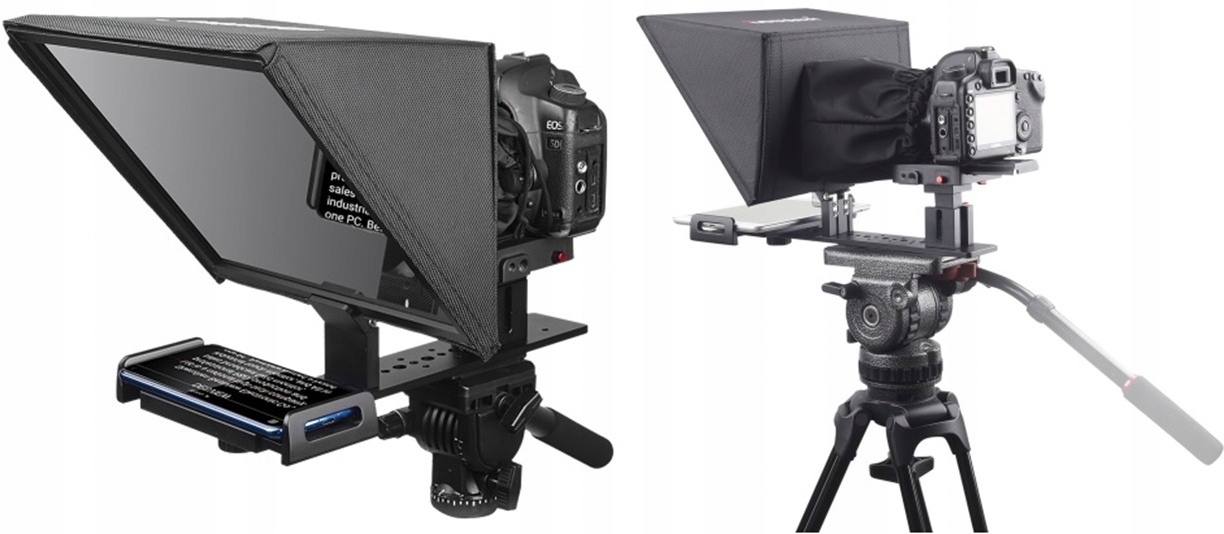 Prompter Teleprompter Monitor Náhledový Vlog Držák na Fotoaparát Telefon