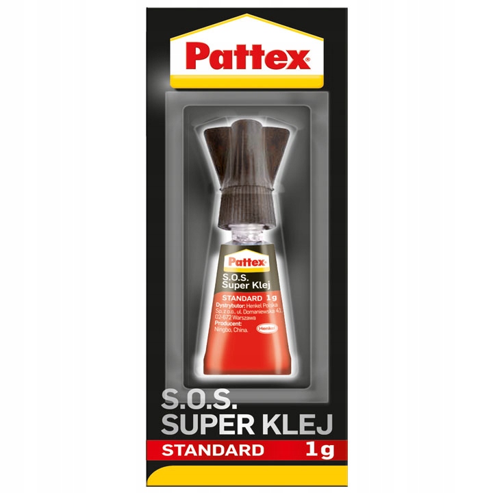 Pattex S.o.s. Klej Błyskawiczny Szybkoschnący Mocny Standard 1g