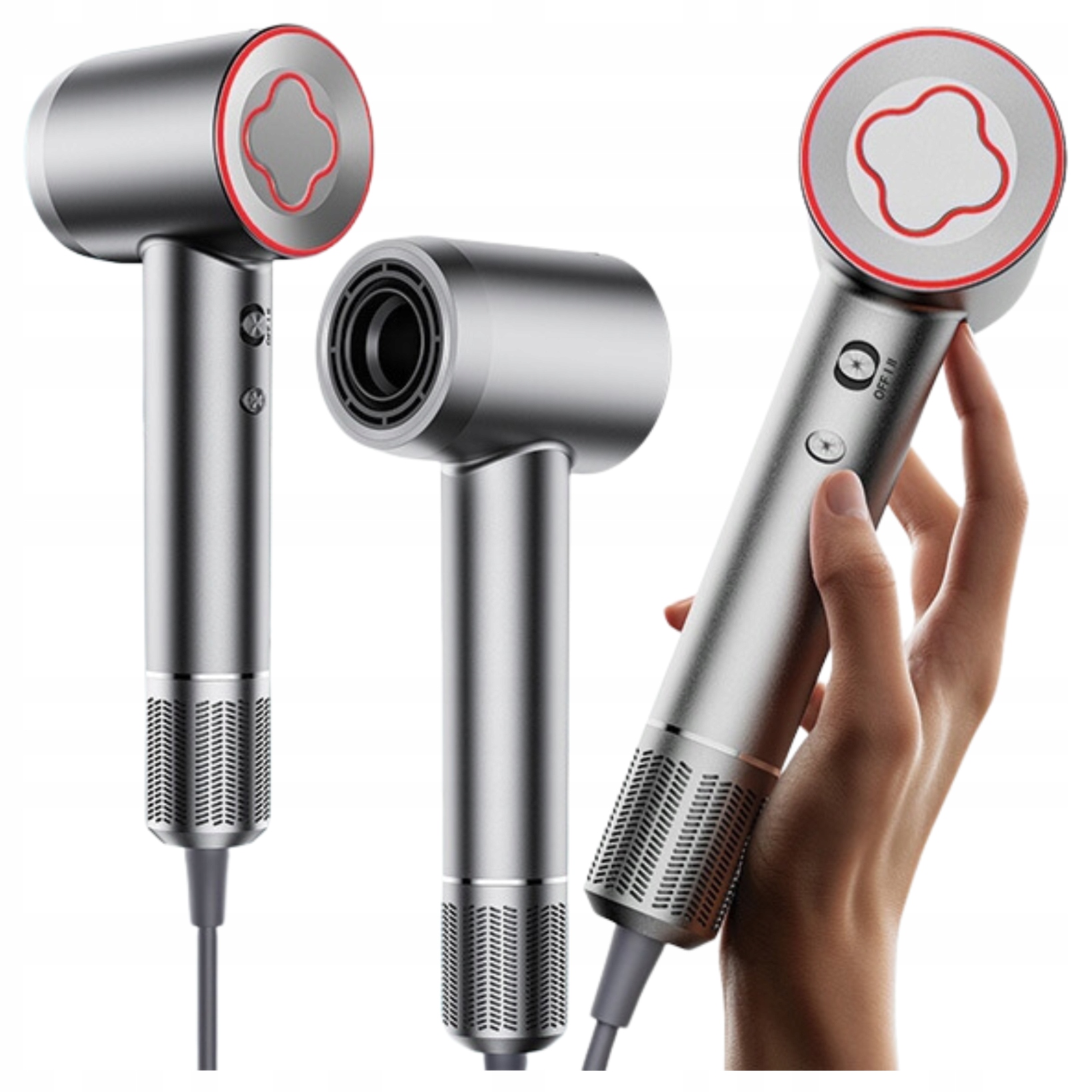 Awei Vysoušeč vlasů DS-1 bezlistý šedý/šedý