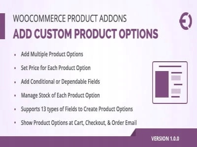 Wtyczka Woo Custom Product Addons Pro