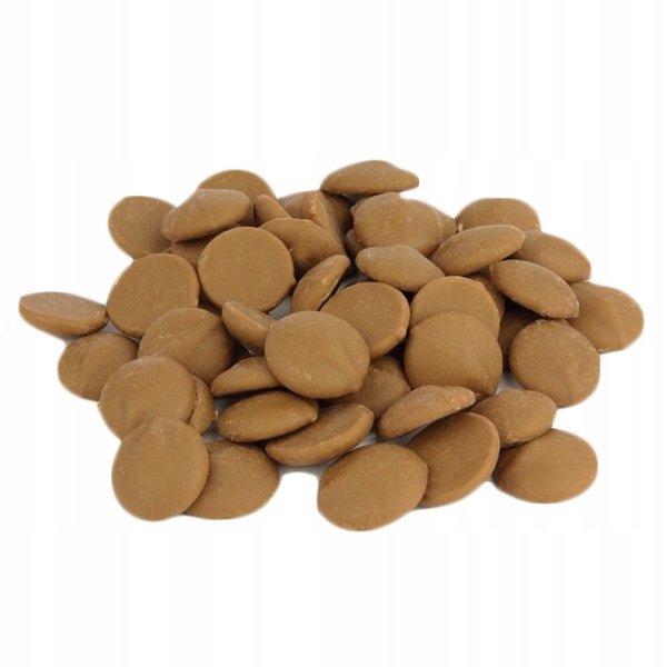 1 kg Czekolada Callebaut Bez Cukru mleczna w pastylkach Malchoc 34,1% kakao