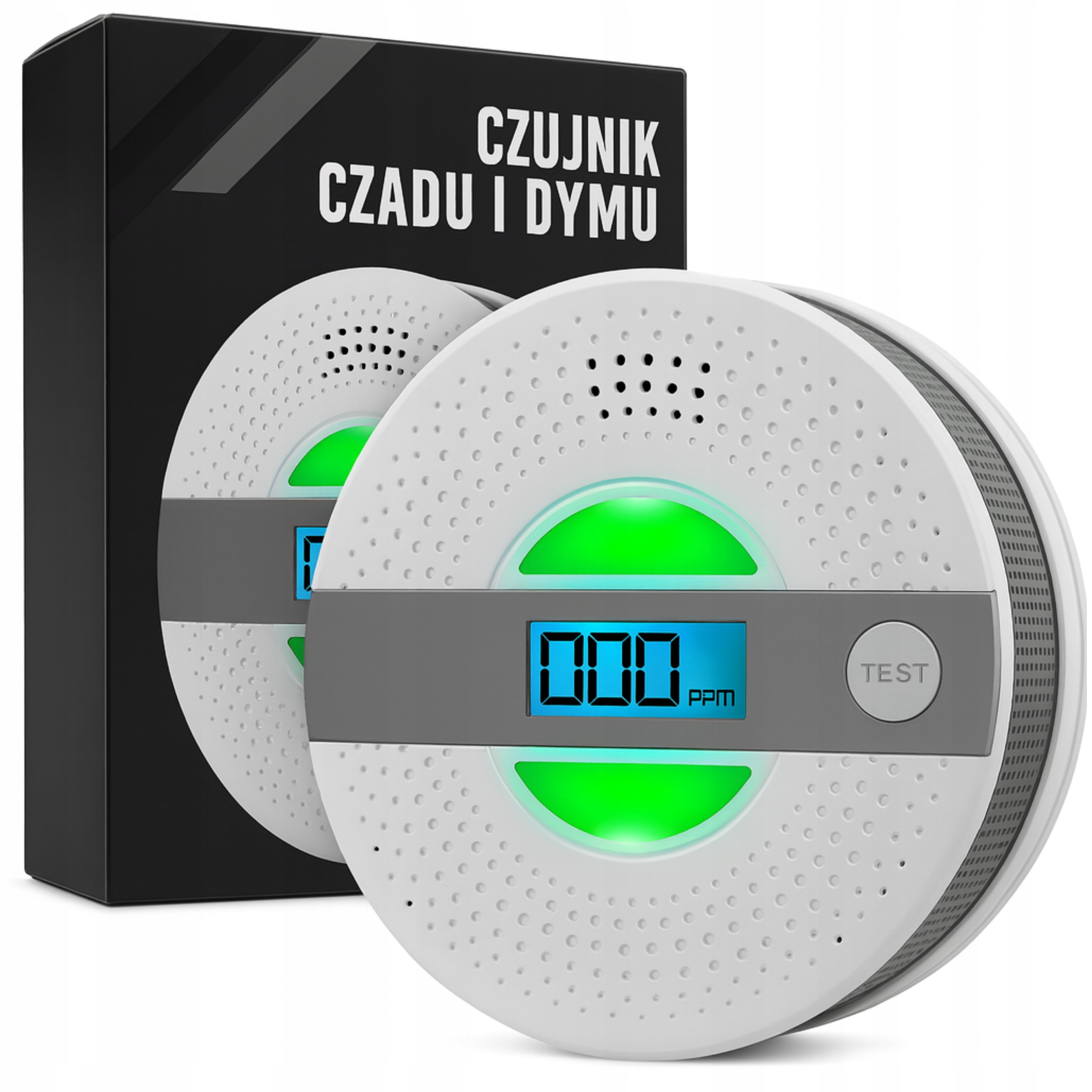 Detektor Oxidu Uhelnatého Kouře Oxidu Uhelnatého Co LCD Detektor 2V1 Certifikovaný