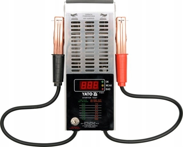 

Tester akumulatorów cyfrowy 12V Yato YT-8311