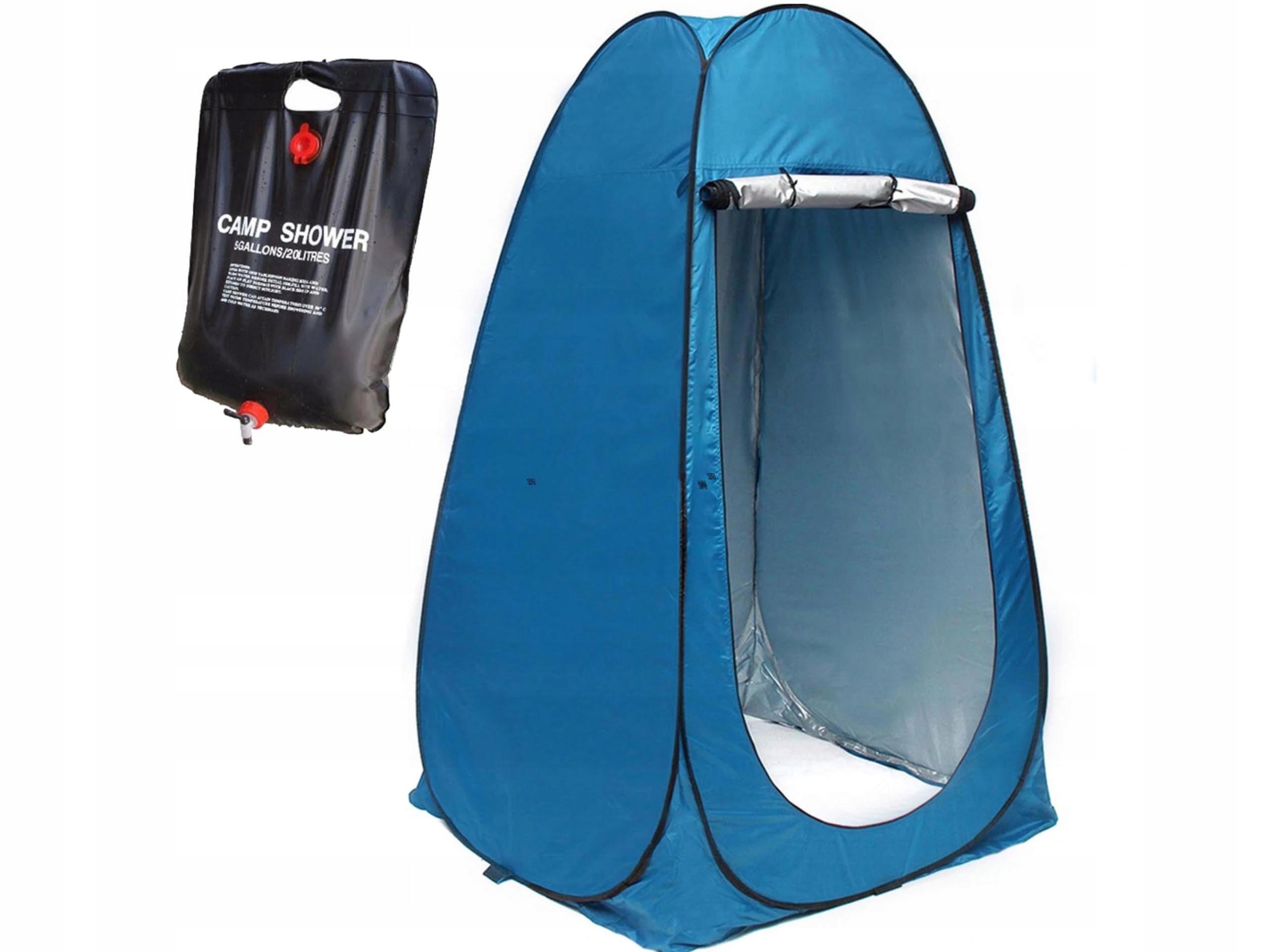 Set 2V1 Solární Sprcha Stan Wc Převlékárna Baniak 20L