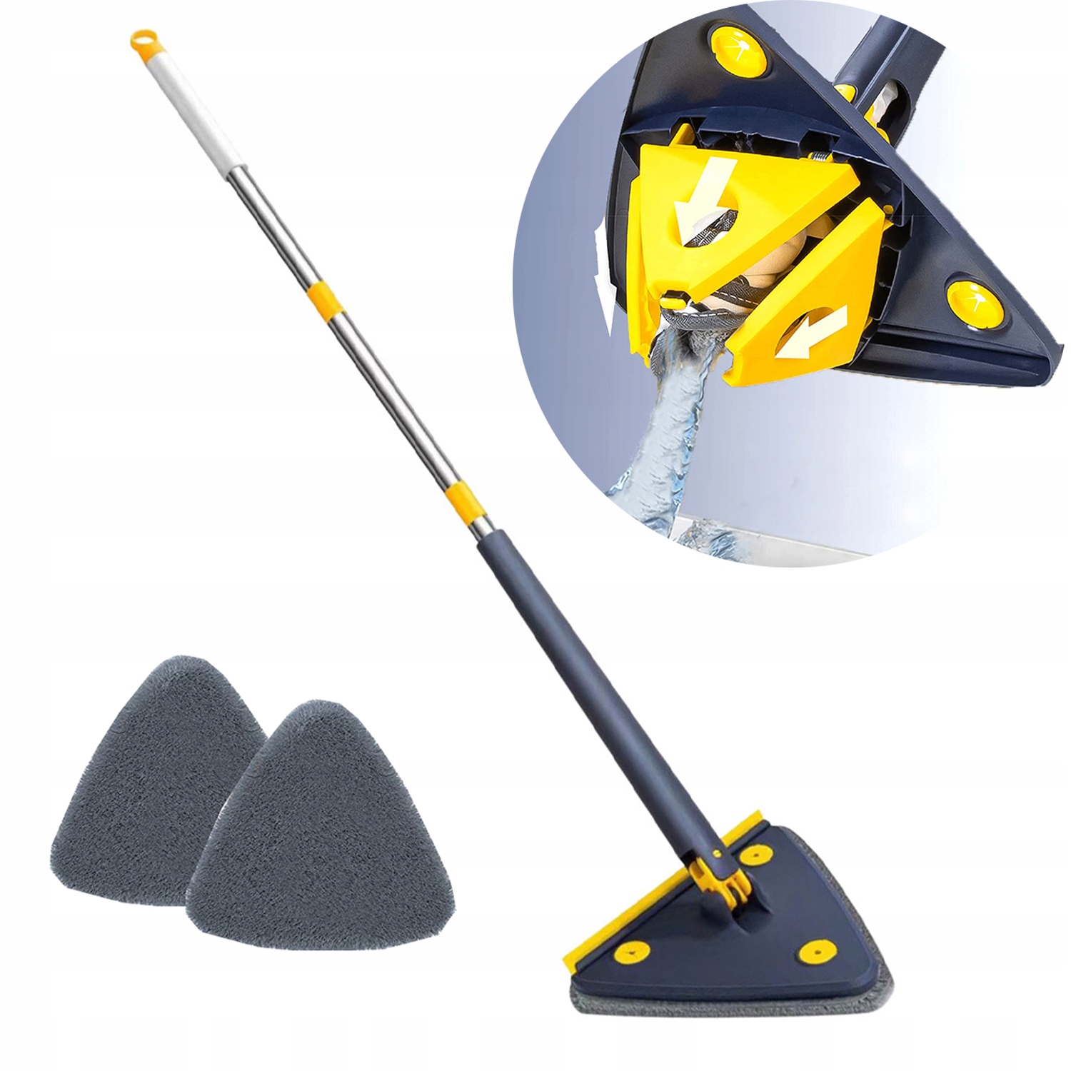 Levně Myjka Mop Do Mycia Okien Szyb z Obrotowy 127CM 360