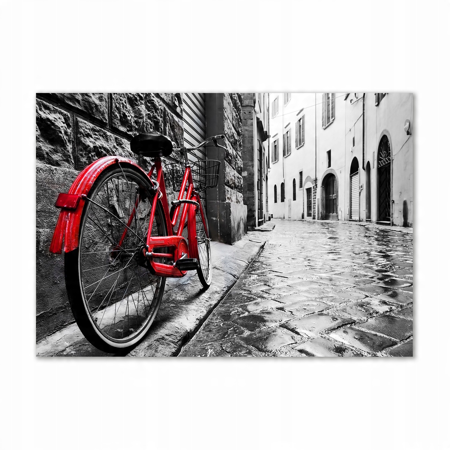 

Foto obraz szkło hartowane Czerwony rower 100x70