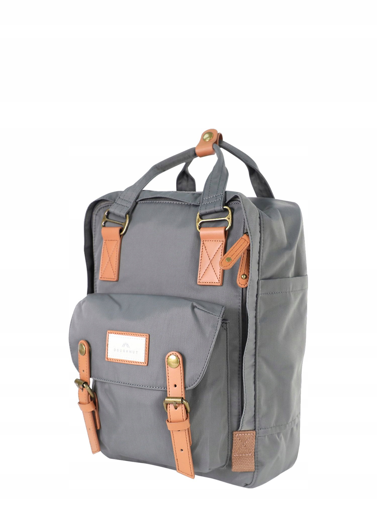 Batoh Doughnut Macaroon City uhlově šedý/karamelový