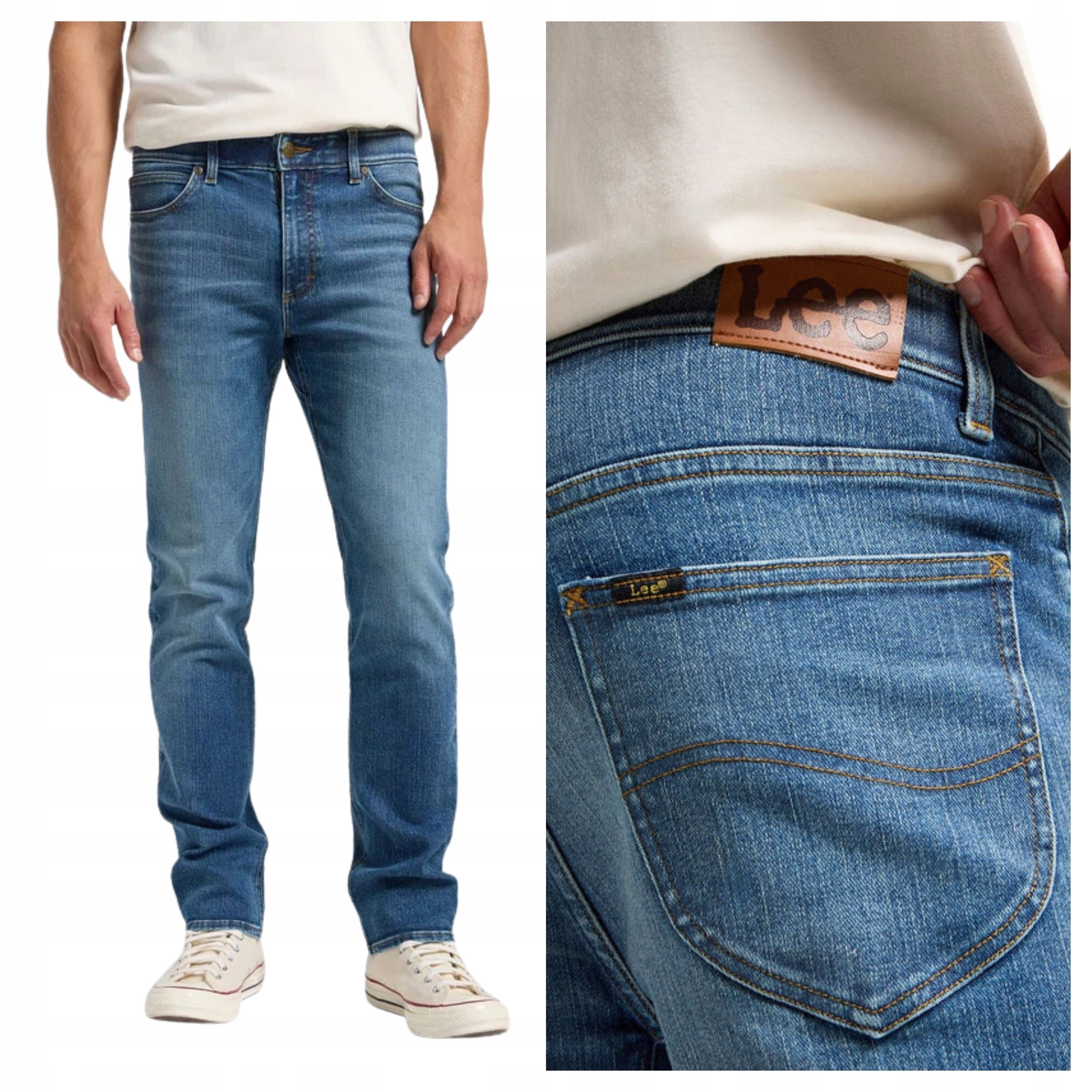 Pánské kalhoty Lee X Slim Slim Fit Jeans Modré Carzi W34 L34