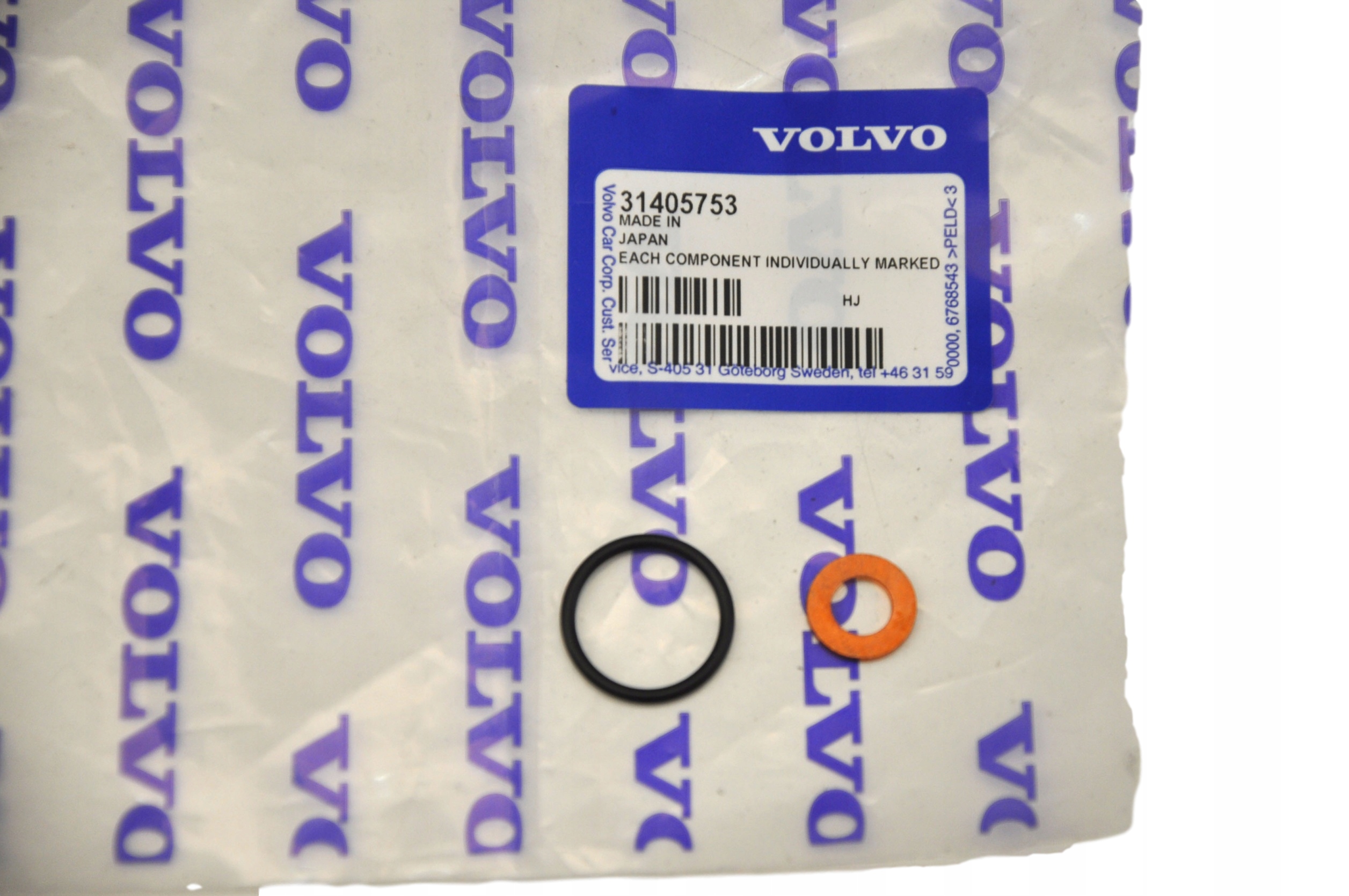 VOLVO XC90 XC60 uszczelka oring wtrysk 2.0 D OE