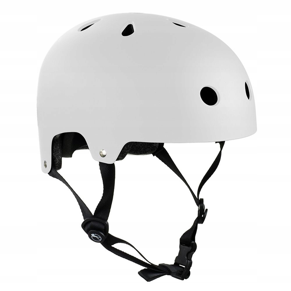 Kask Sfr Essentials na rolki rower wrotki biały golss L/XL certyfikowany