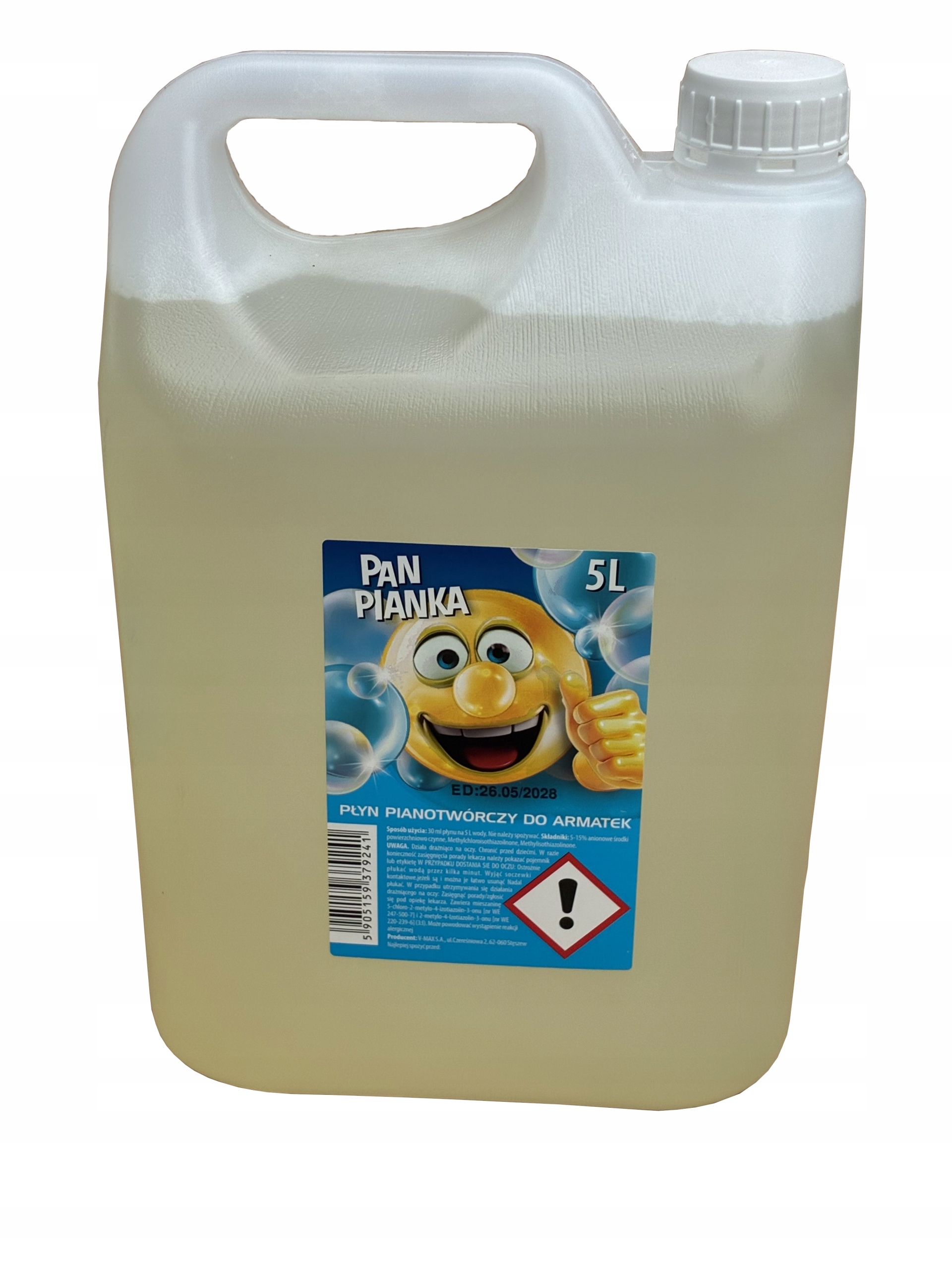 Koncentrat płynu do wytwornic piana party 5L Pan Pianka