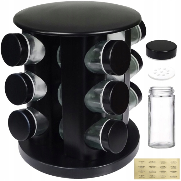 

Pojemniki Na Przyprawy Szklane Stojak Obrotowy 13