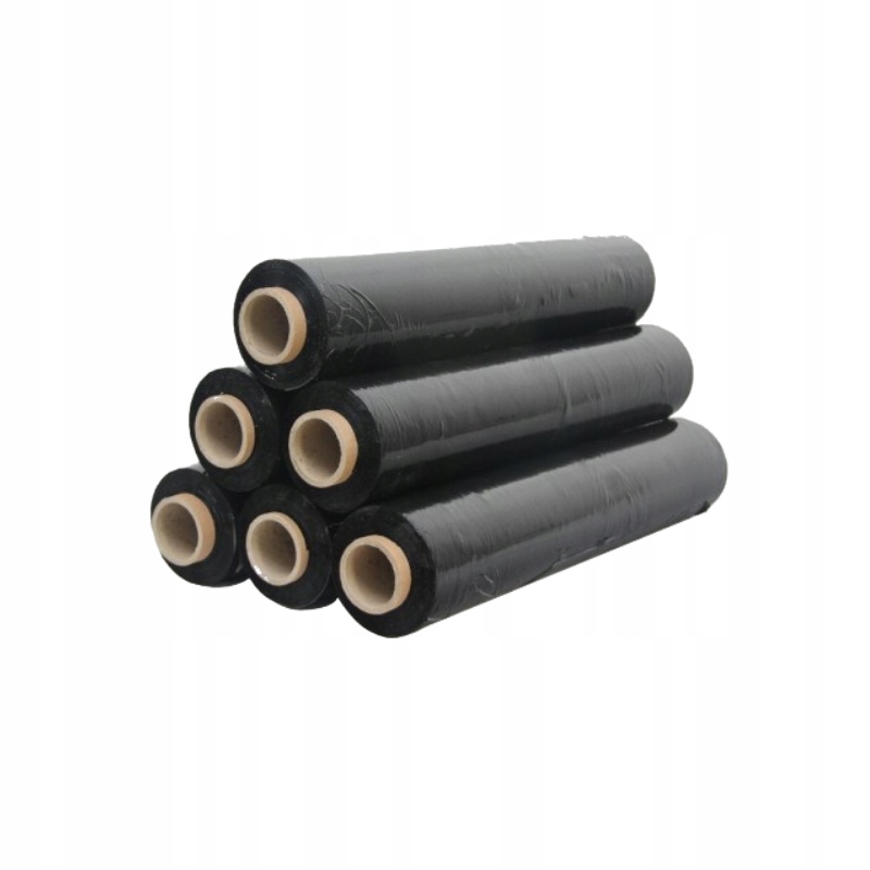Folia stretch CZARNA 2,5 kg x 12