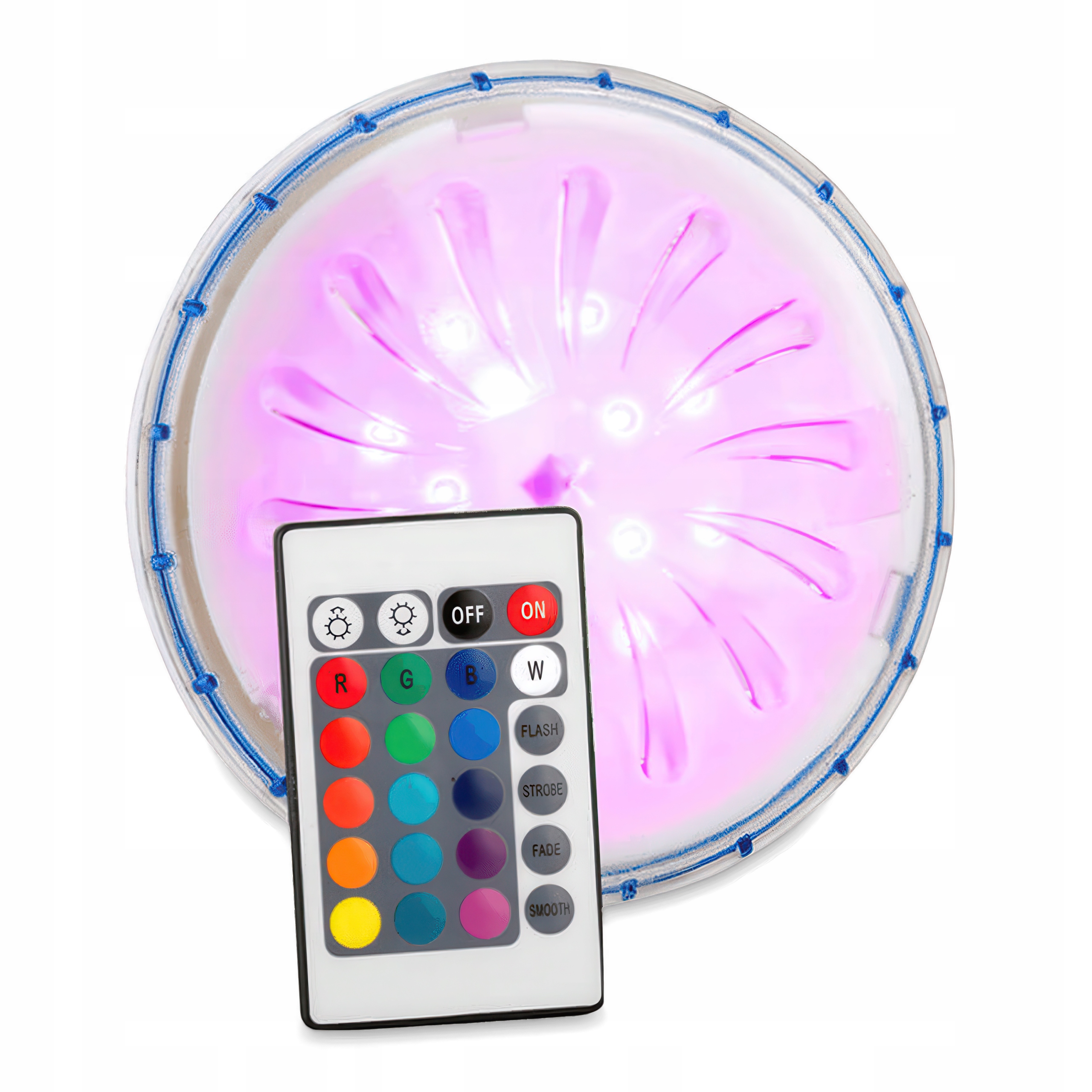 Lampička Led osvetlenie pre bazény multicolor diaľkové ovládanie Gre