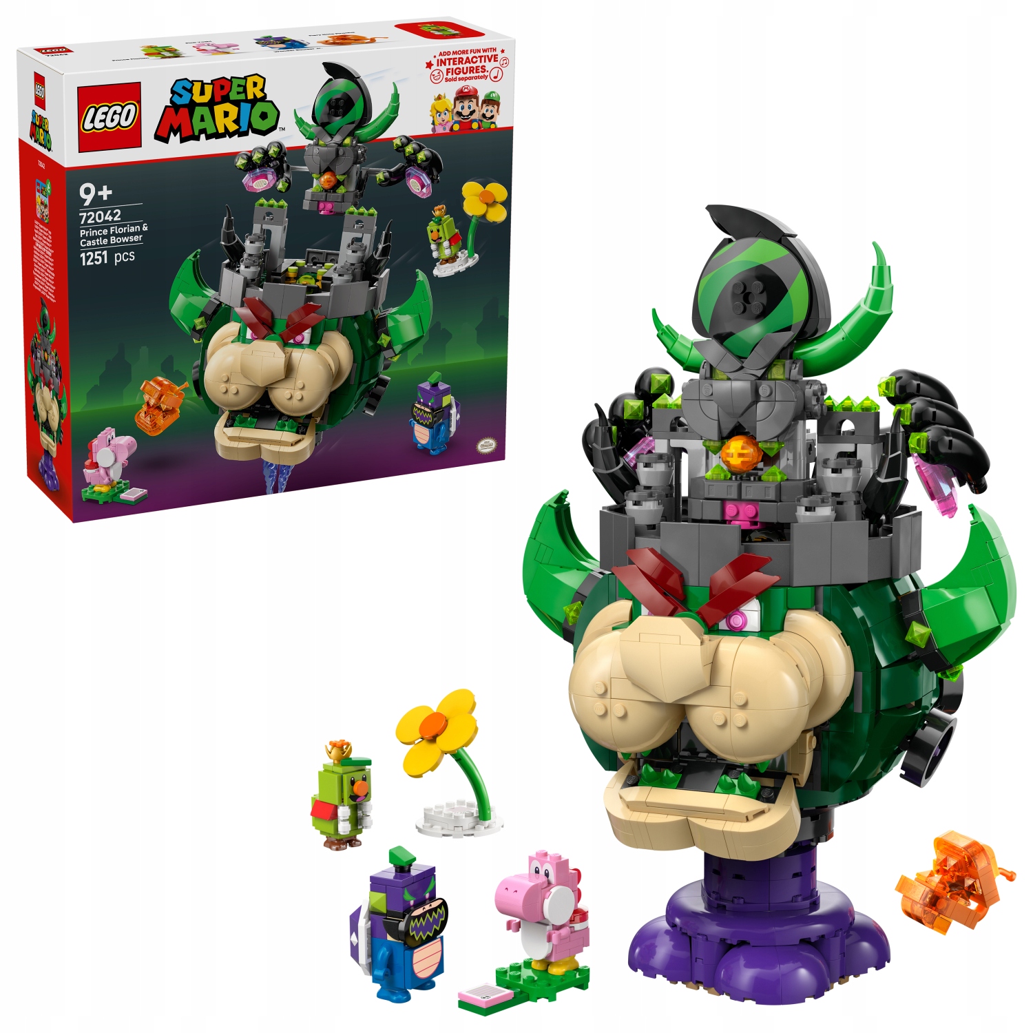 Lego Mario 72042 Prince Florian a Castle Bowser