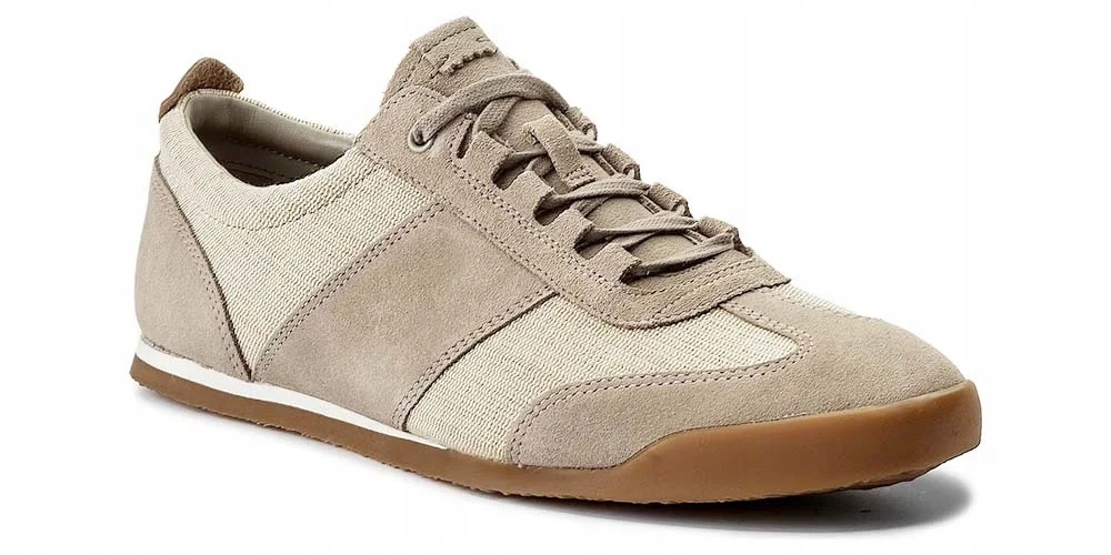 Clarks Pánské polobotky Siddal Mix velikost 41 pískové, semišová kůže