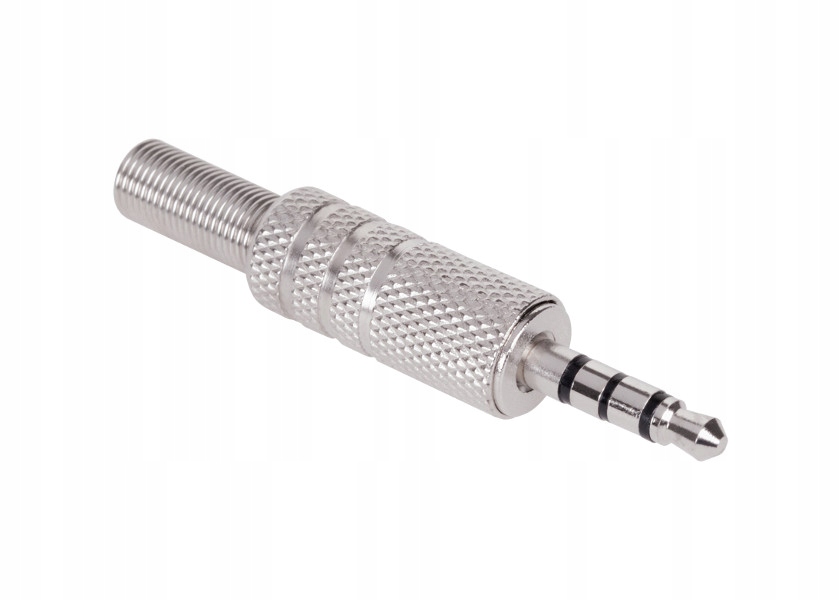 

Wtyk jack 3,5 metalowy 4 polowy