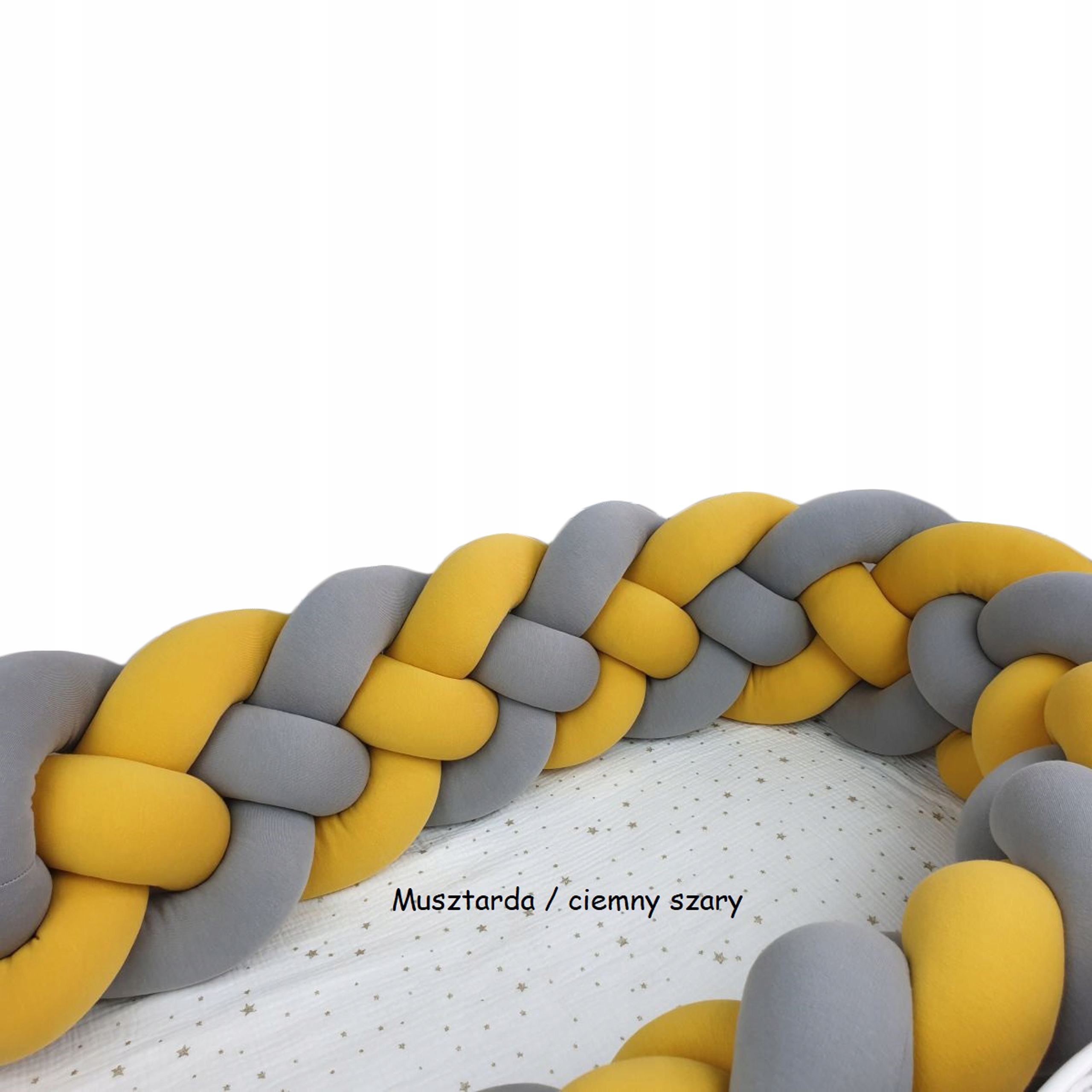 

ochraniacz warkocz 360cm do łóżeczka Supelkowelove