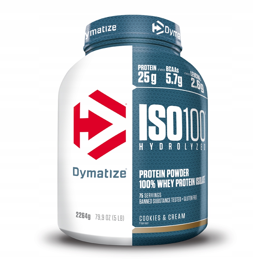Dymatize Iso 100 Hydrolyze 2,264 kg Sušenky a krém 2,264 kg