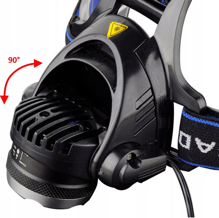 LATARKA CZOŁOWA LED ZOOM XML T6 CZOŁÓWKA ROWER Kod producenta 2654