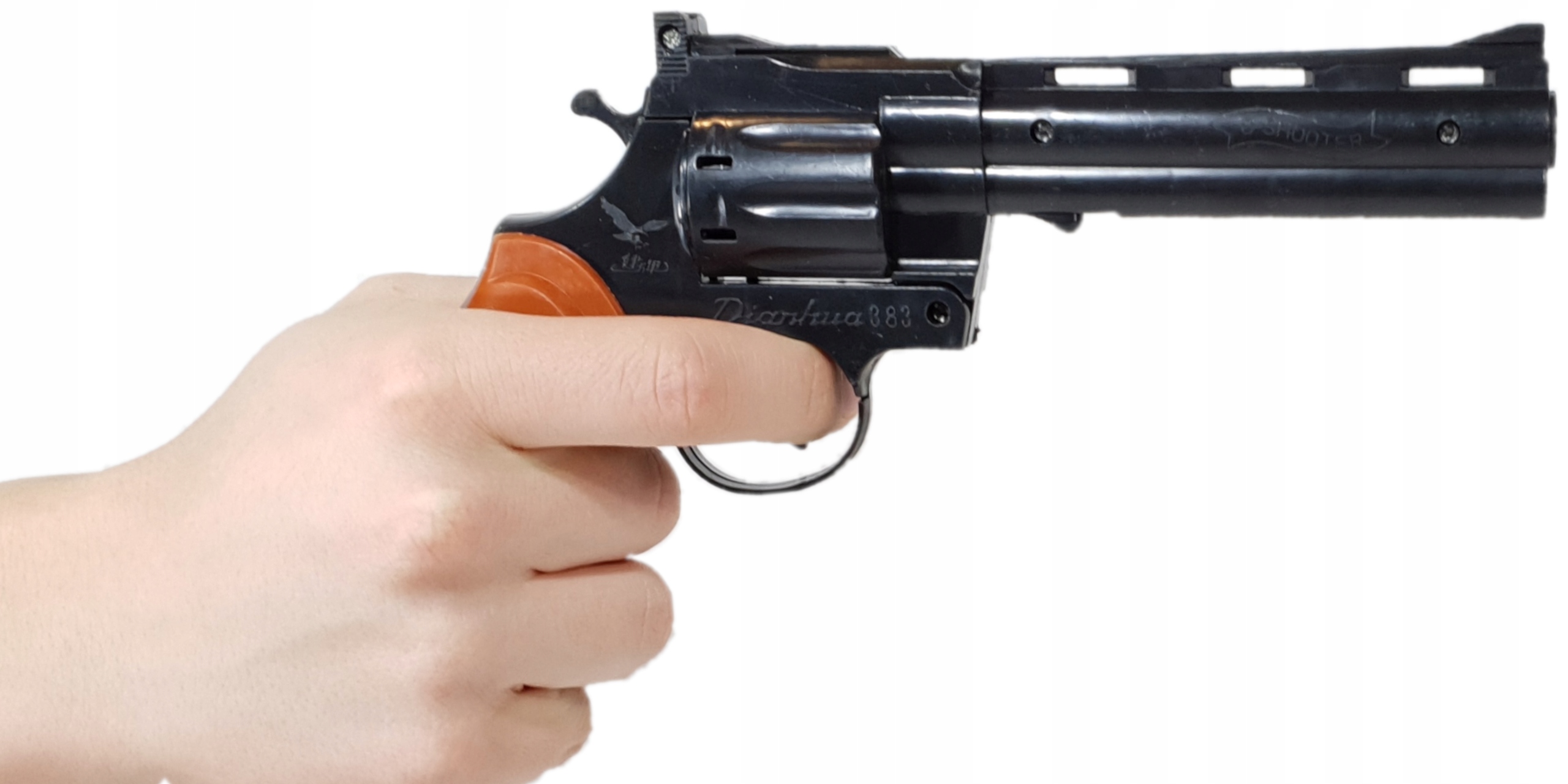 PISTOLET NA KAPISZONY HUKOWY STRASZAK +3x SPŁONKA Bohater brak