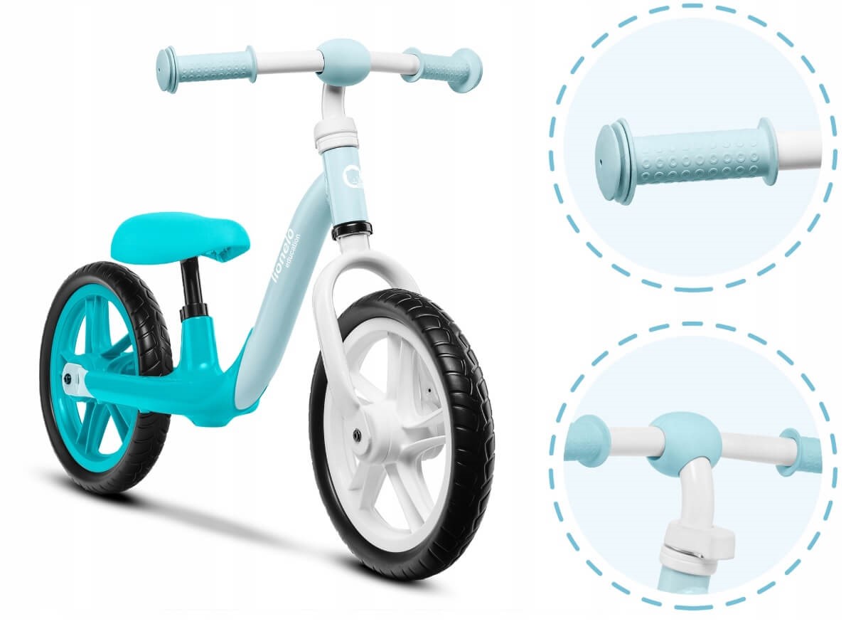 Lionelo, Alex rowerek biegowy Turquoise niebieski ŁA145p Marka Lionelo