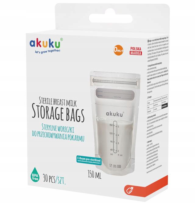 AKUKU WORECZKI PRZECHOWYWANIA MROŻENIA POKARMU 2PAK x60 Marka Akuku