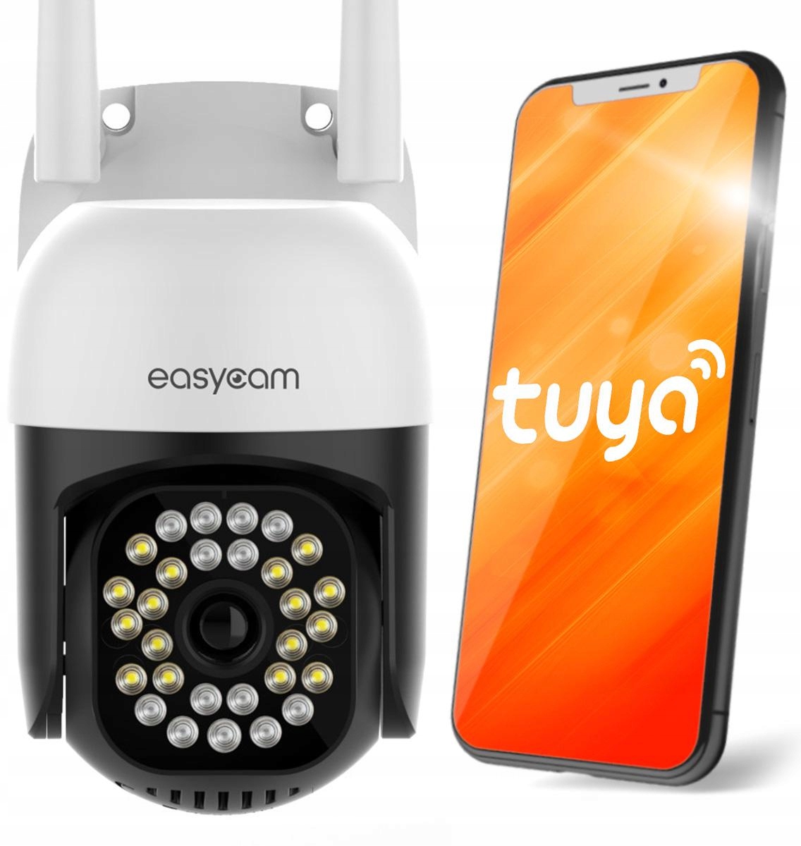 

Kamera Ip EasyCam zewnętrzna WiFi Ir 30m Tuya 4MPx