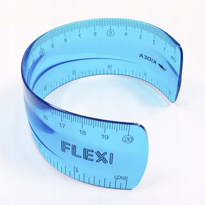 Linijka Flexi 20 cm elastyczna KIDEA