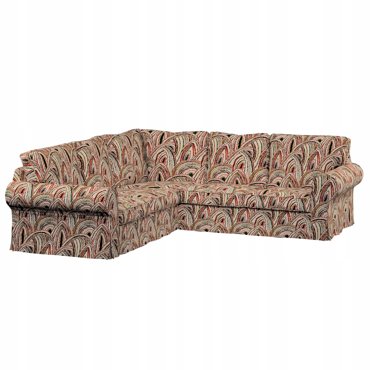 Poťah na rohovú pohovku Ektorp Ikea, zelený