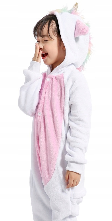JEDNOROŻEC PIŻAMA KIGU ONESIE KOMBINEZON 130 CH1K Marka Inna marka