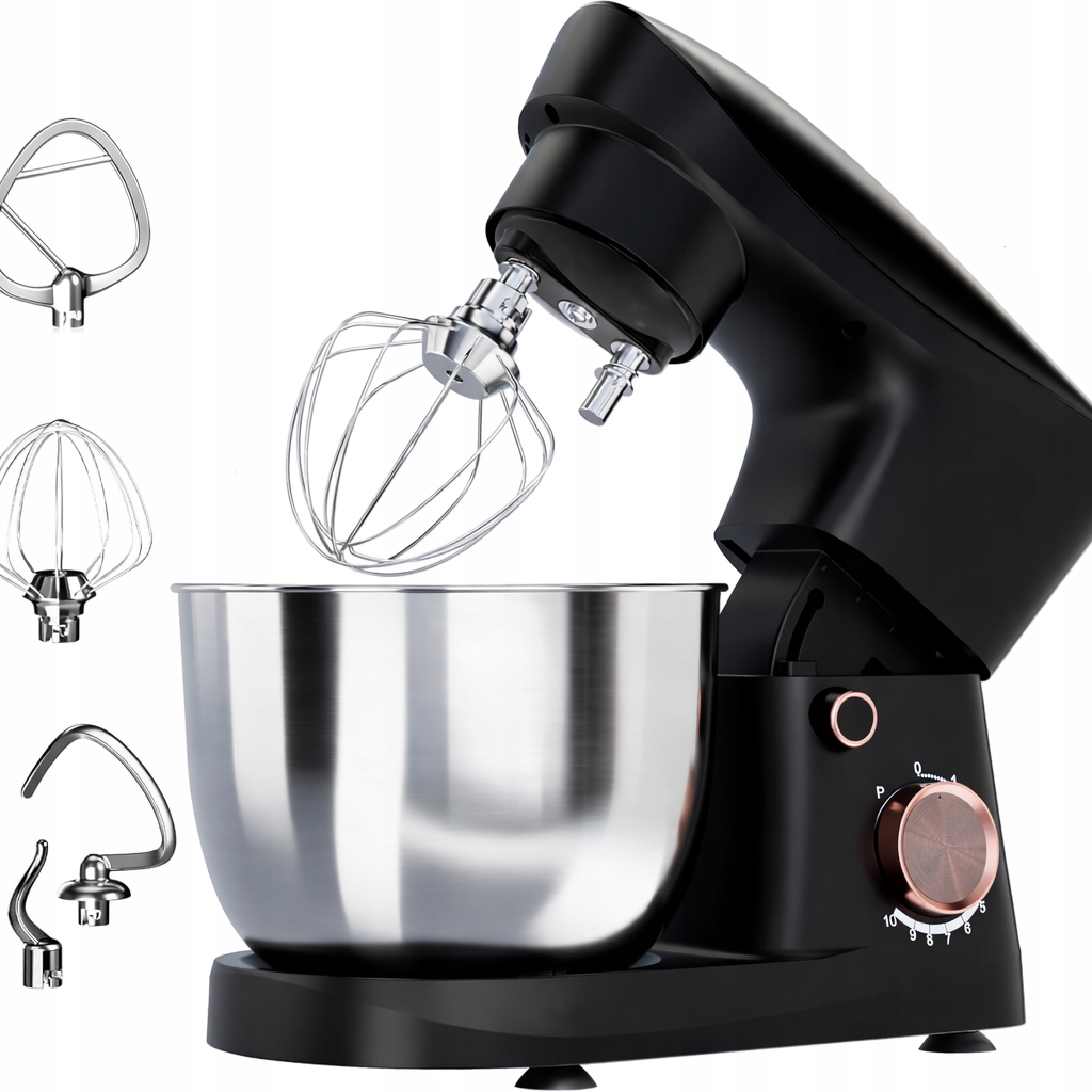 KUCHYŇSKÝ ROBOT Planetární 6L Hnětač těsta mixér blender 1500W