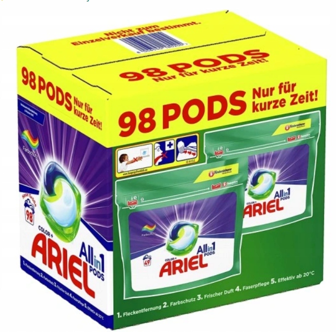 

Ariel Pods All in One Kapsułki Prania 98 z Niemiec