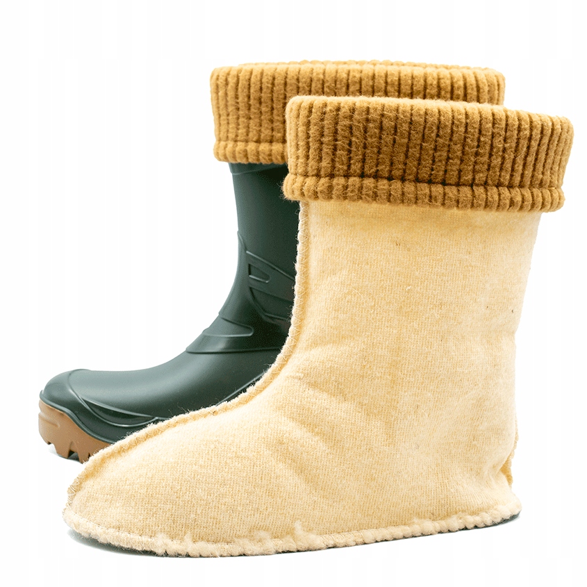 Kalosze ocieplane DAMSKIE ciepłe gumowce OCIEPLACZ wymienny gumiaki Demar Kolor wielokolorowy