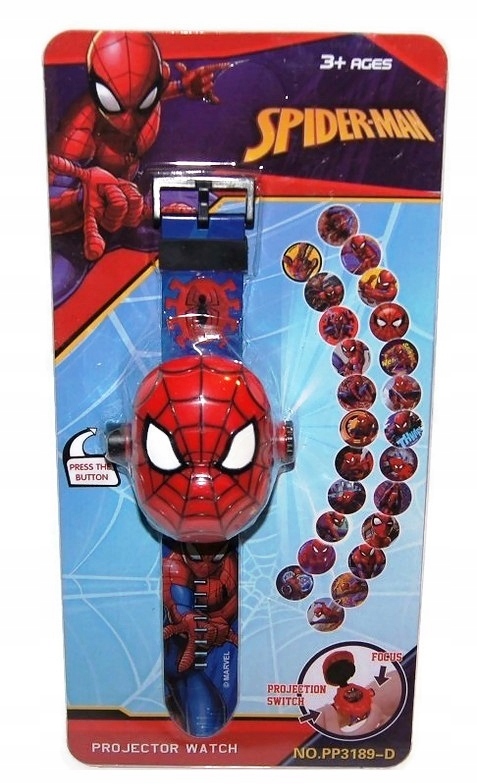 Zegarek Spiderman z projektorem LED rzutnik zdjęć Kod producenta T20