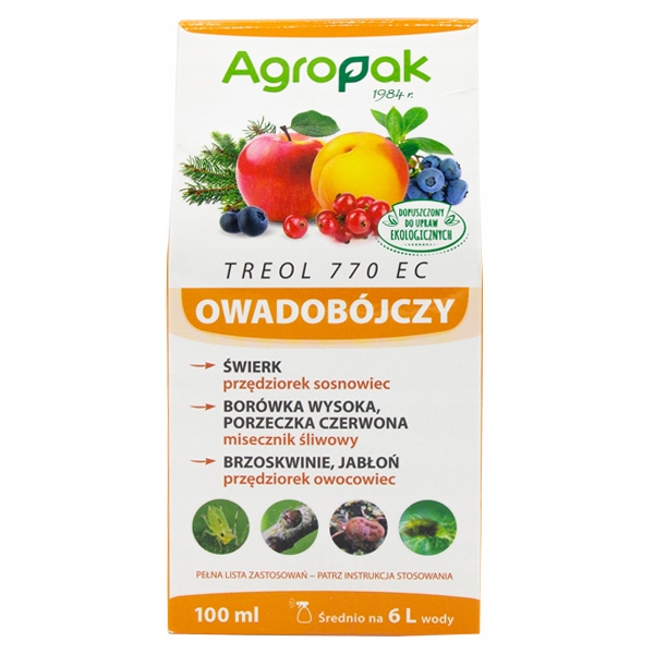 

Treol 770 Ec na przędziorka 100ML