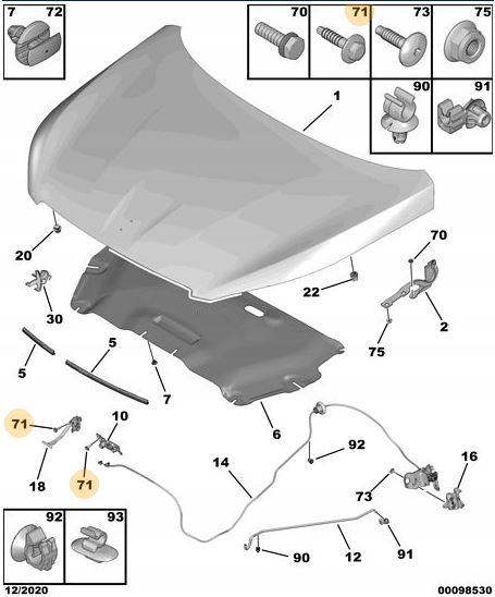 ŚRUBA Numer katalogowy części 7934E1