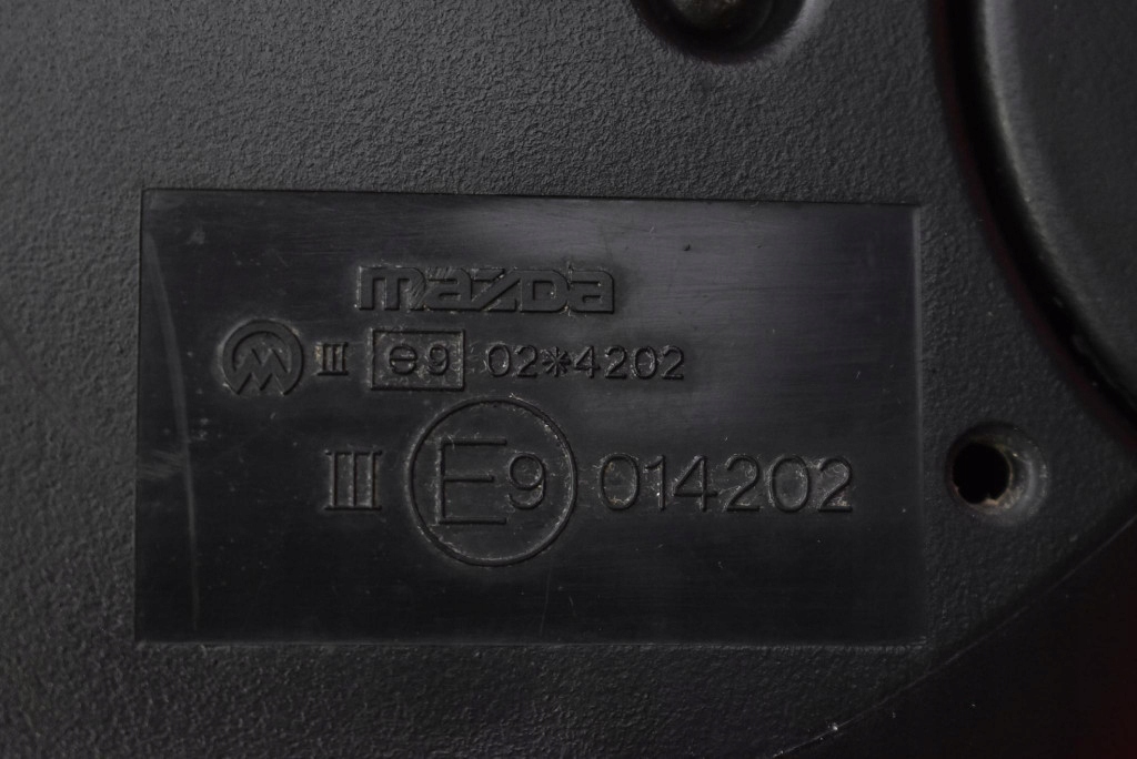mirror right silver EU 014202 MAZDA 2 II DY 03-05 5 PIN