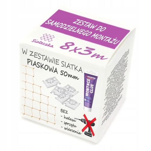 

Zestaw Siatka Na Balkon Dla Kota 8X3 Bez Wiercenia