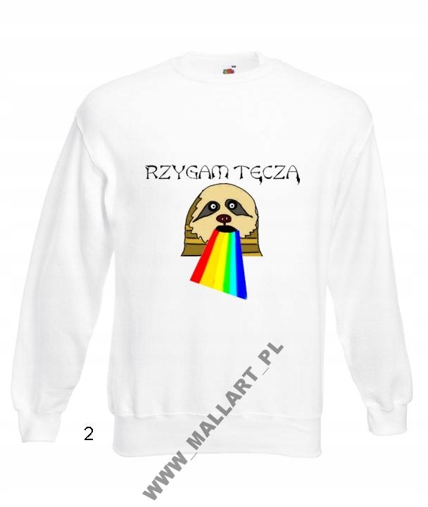

Bluza Oversize Leniwiec Sloth Śmieszne Wzory